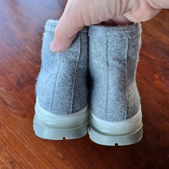Gaimo Women's Gray Felted Booties-‎ Size 41 (10US) - Picture 5 of 10